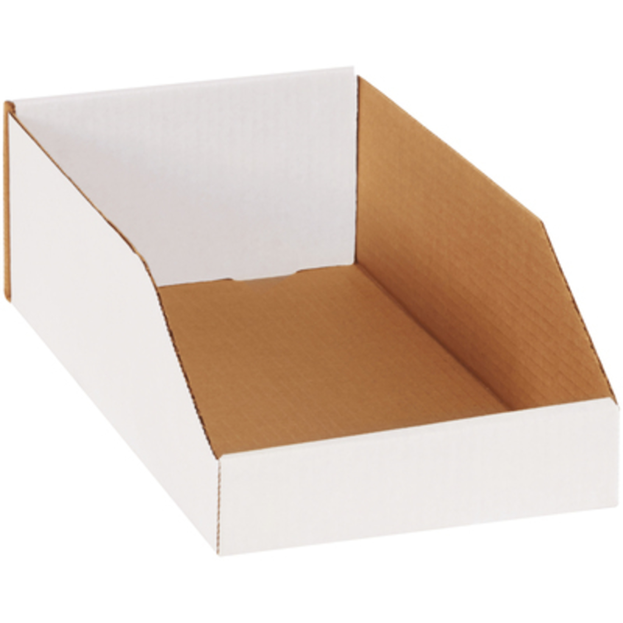 8 x 15 x 4 1/2in. White Bin Boxes 50/CS, Height 4.5 in, Width 8 in, Bins Included (qty.) 50 Model# BINMT815